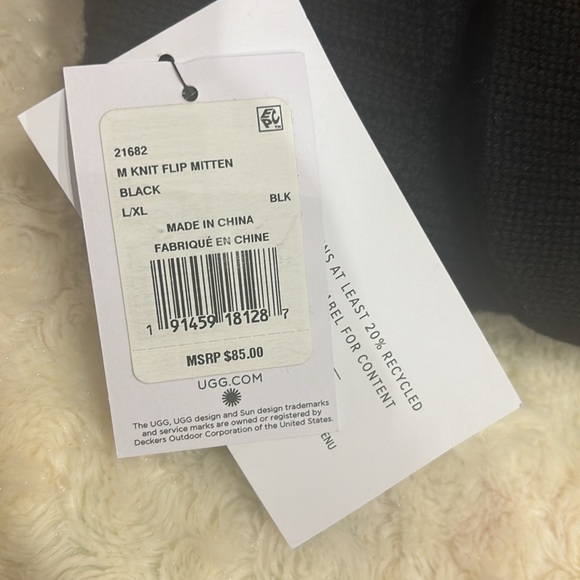 Ugg Men’s Knit Flip Mitten Size L/XL. - Picture 3 of 9